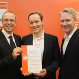 Strahlende Nominierte in der Kategorie "Qualitätsmanagement" - itCampus Software- und Systemhaus GmbH