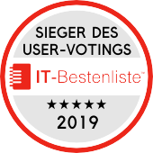 Sieger des User-Votings 2019 Signet: Sieger des User-Votings 2019