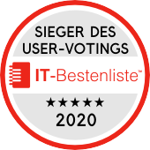 Sieger des User-Votings 2020 Signet: Sieger des User-Votings 2020