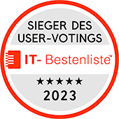 Sieger des User-Votings 2023 Signet: Sieger des User-Votings 2023