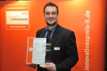 Christian Tillmans (Geschäftsführer der tevia GmbH); Seine Produktlösung „tevia Online-Meetings 2.0“ gewann den Innovationspreis-IT in der Kategorie Unified Communications.