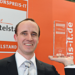 Der Gewinner der "Sonderauszeichnung Österreich", die "Researchstudios Austria Forschungsgesellschaft mbH" mit dem Produkt "easyrec®".