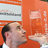 Der Gewinner der "Sonderauszeichnung Österreich", die "Researchstudios Austria Forschungsgesellschaft mbH" mit dem Produkt "easyrec®".